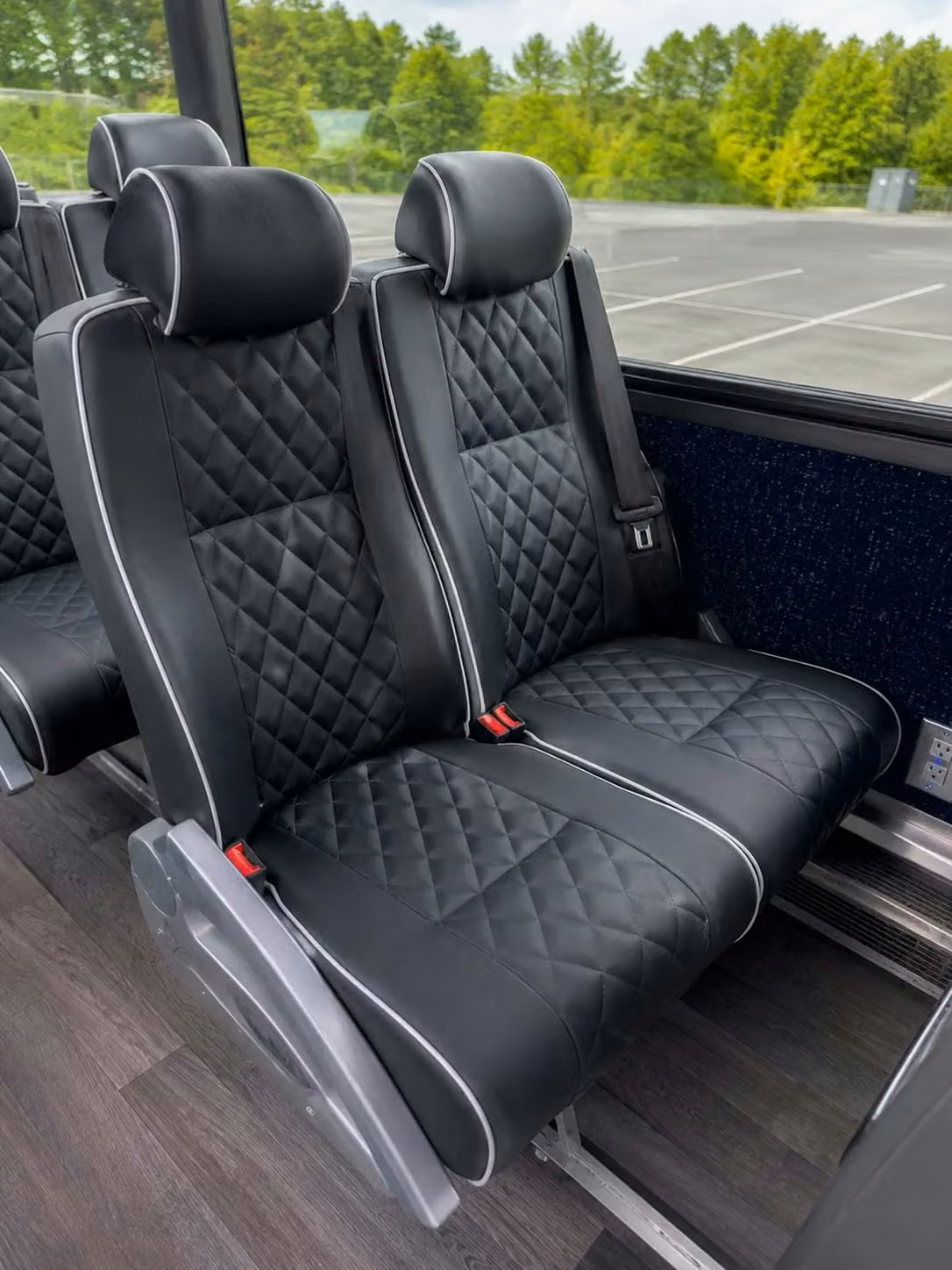 pleasant hill 56 passenger charter bus reclining seats