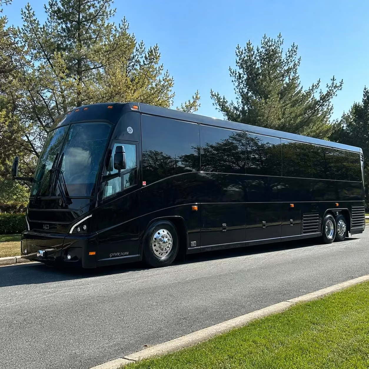 pleasant hill 56 passenger charter bus rental