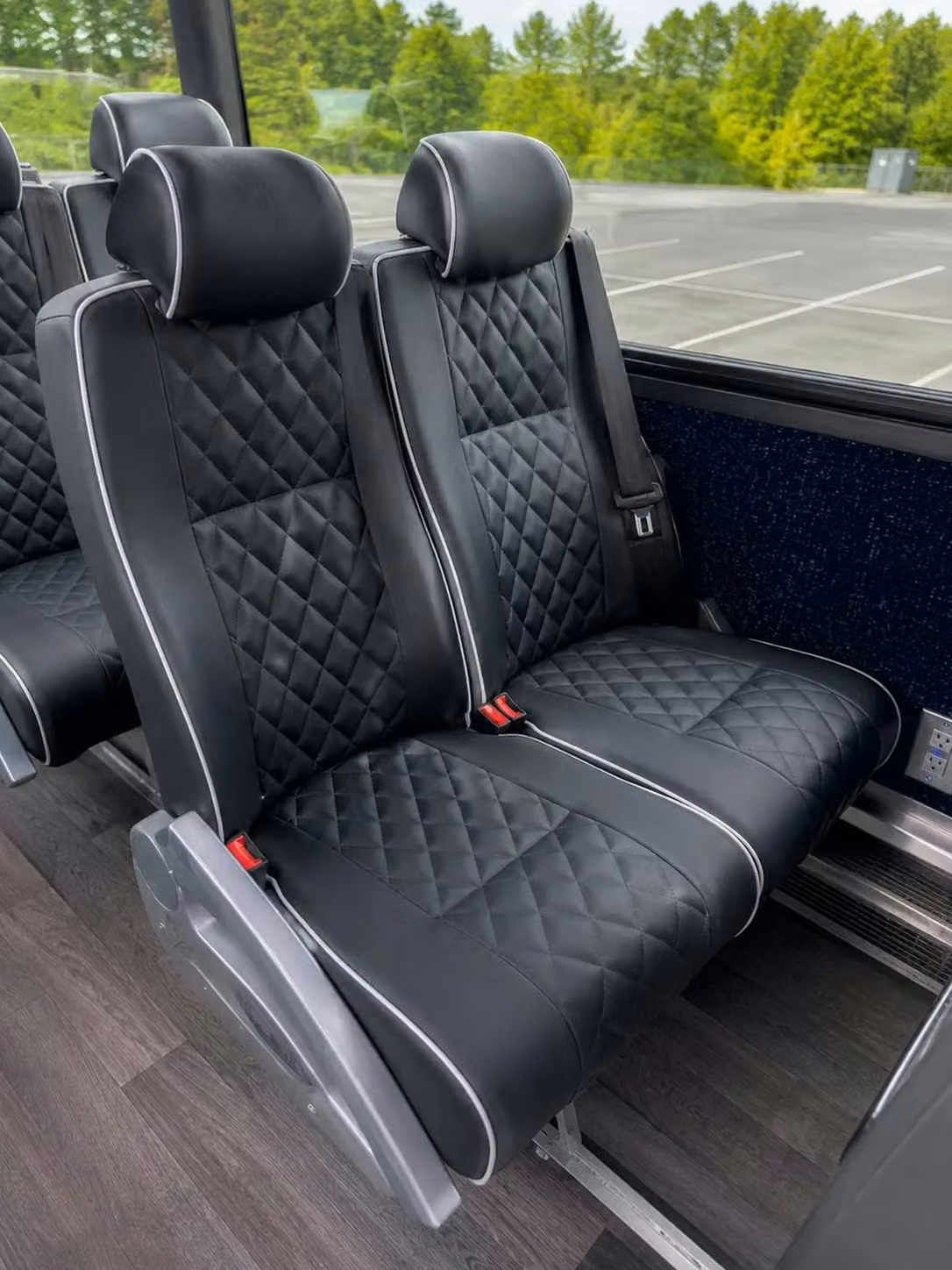 pleasant hill charter bus reclining seats