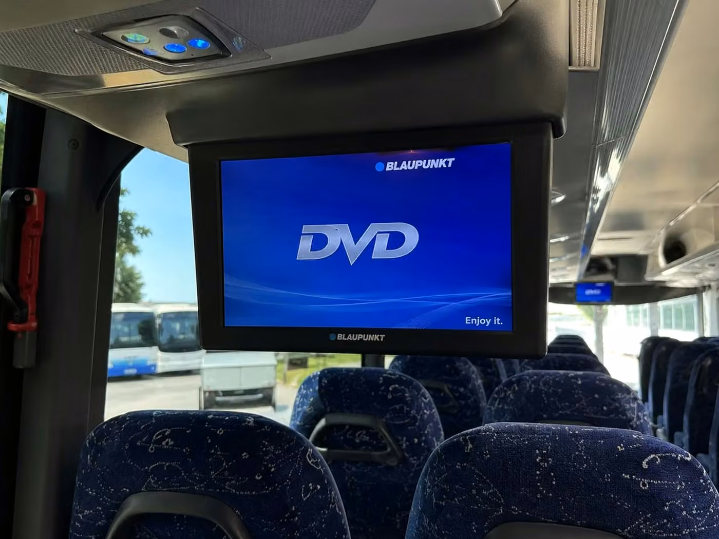 pleasant hill charter bus tv monitors