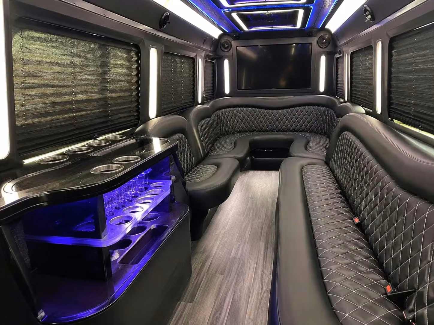 pleasant hill party bus bar area