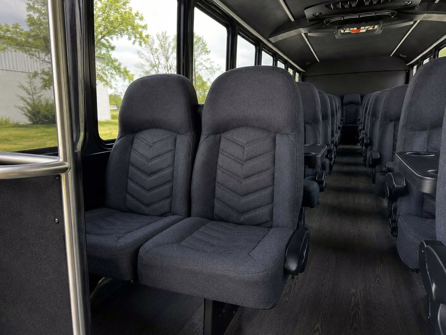 25 passenger minibus interior