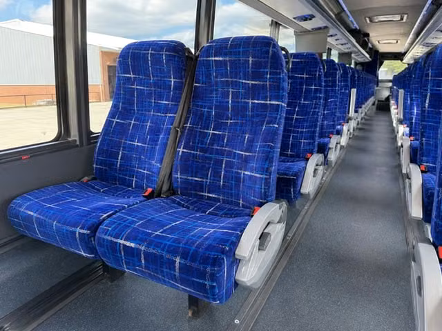 pleasant hill charter bus interior