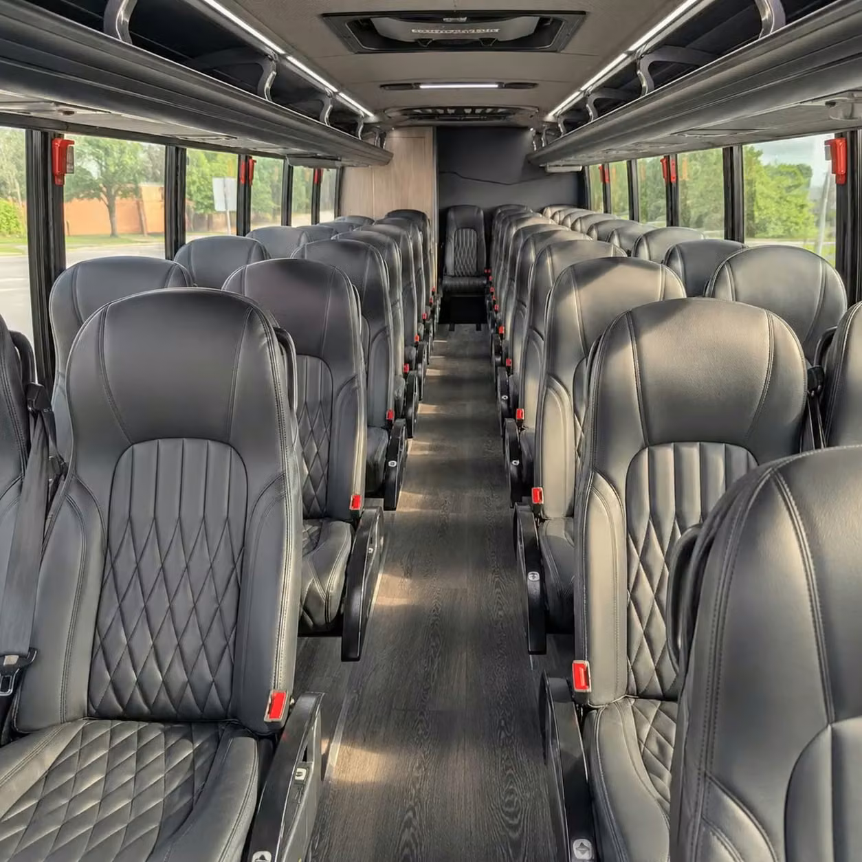 30 passenger minibus interior